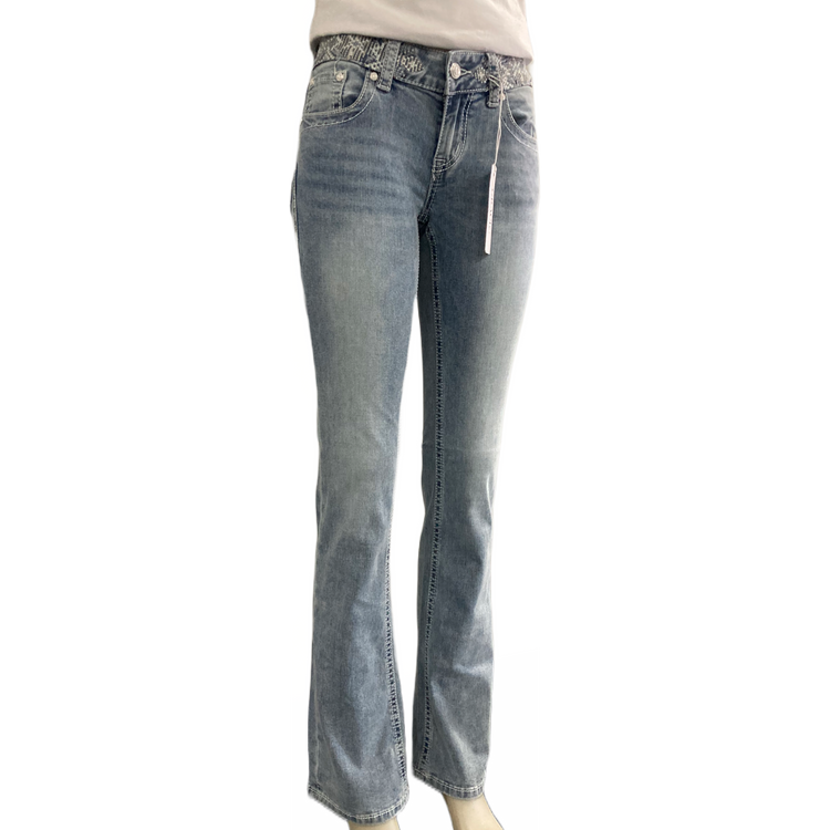 Sadie Hipster Bootcut Grace In LA Light Denim Jeans US31 Left SALE