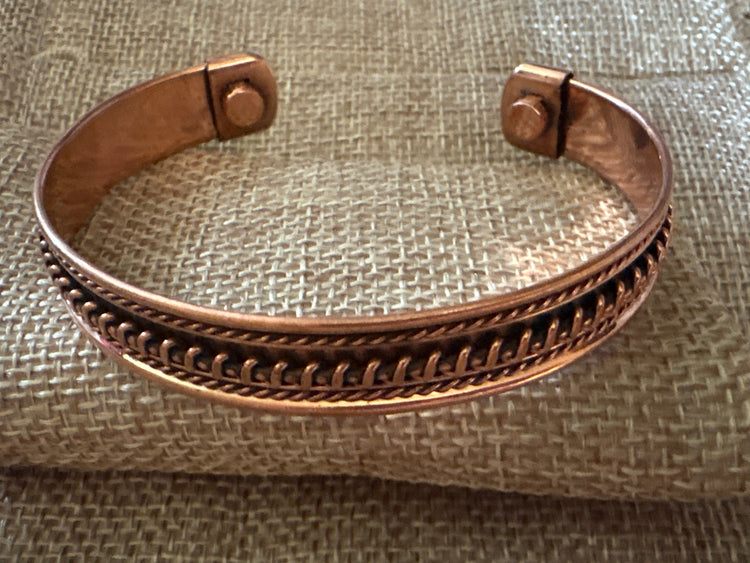 Thin Wrapped Copper Cuff