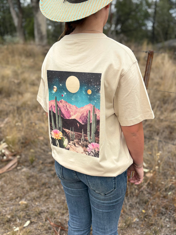 Desert Moon Dusty Diamonds Graphic Shirt