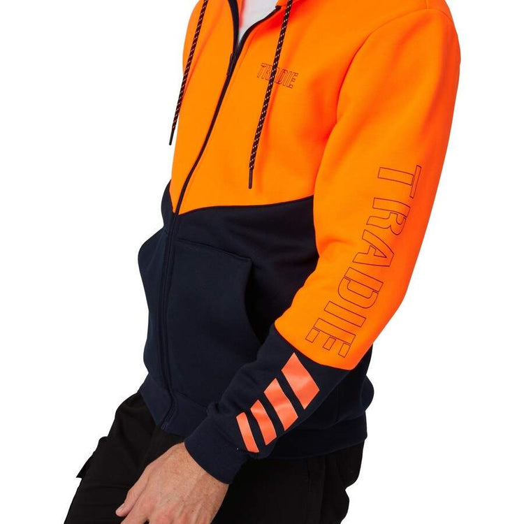Tradie Mens Hi Vis Hoodie 2XL Left SALE