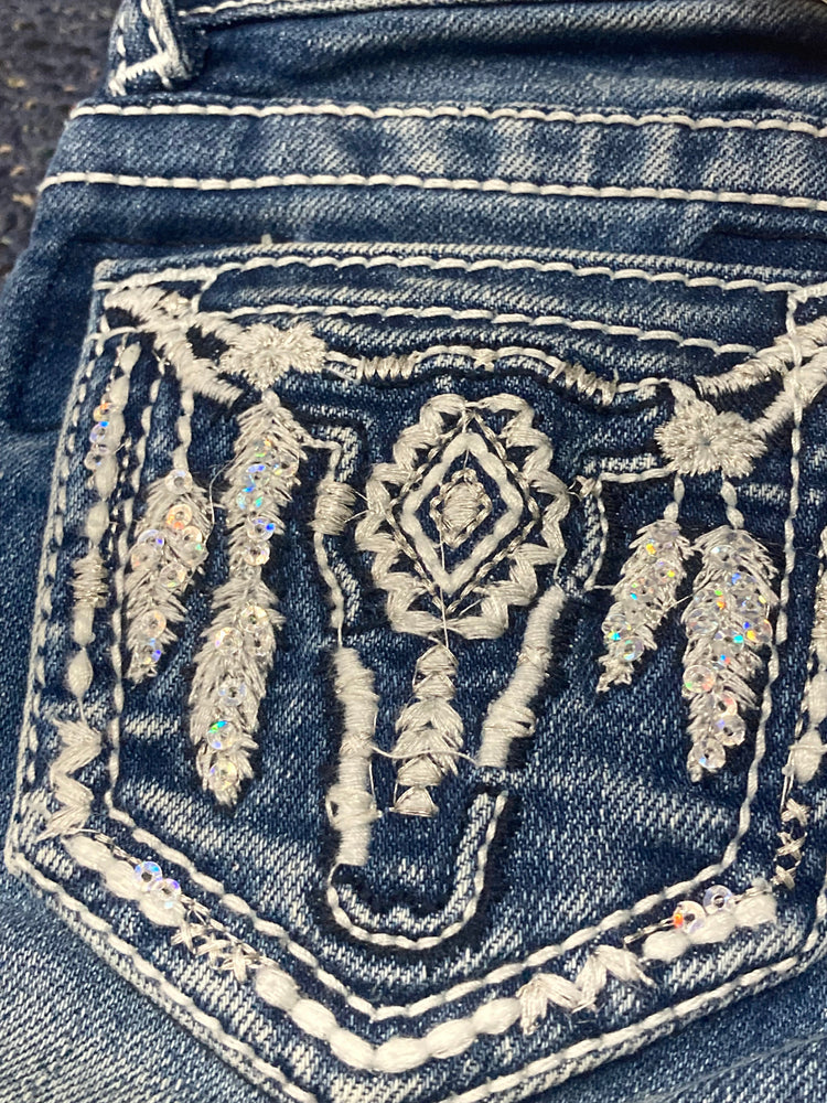 Longhorn Little Girls Grace In LA Tinnies Bootcut Jeans Size 5 SALE