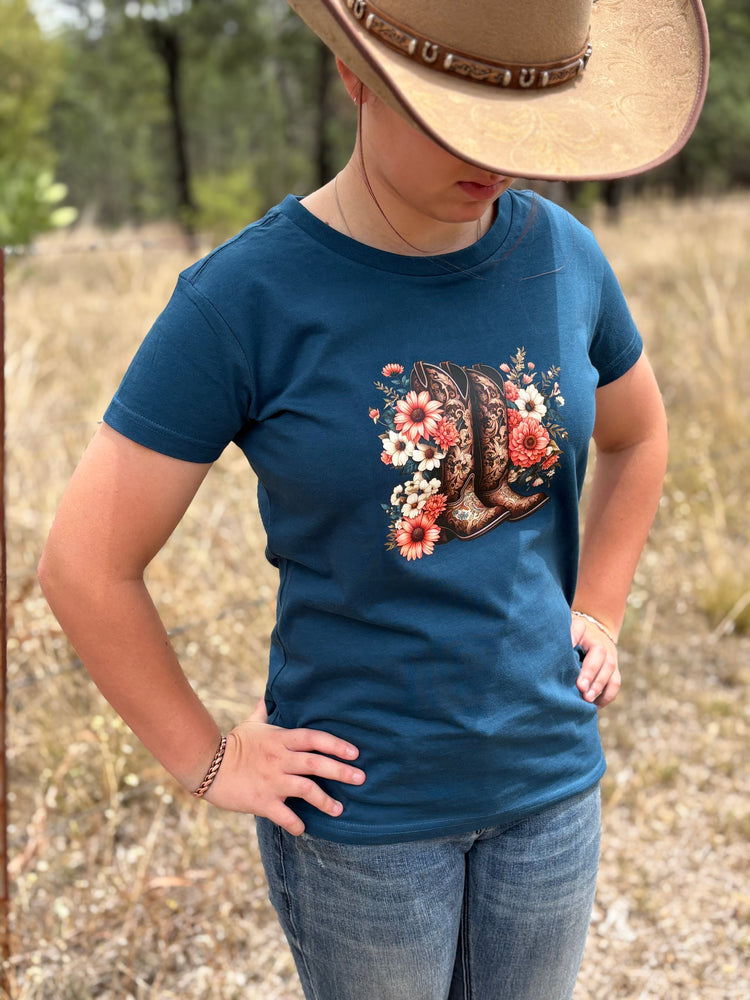 Pretty Boots Dusty Diamonds Graphic Shirt