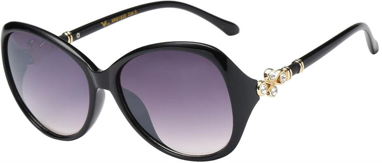 VG Designer Luxury Collection Round Rhinestoned Ladies Sunglasses VARIOUS COLOURS ON SALE
