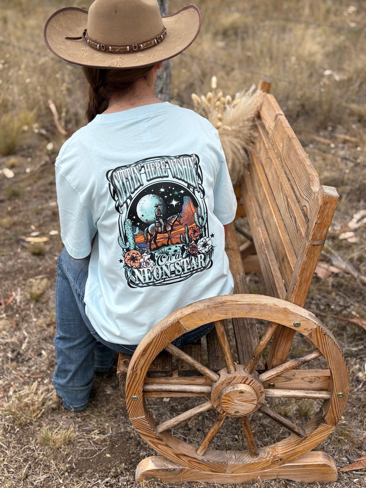 Neon Star Dusty Diamonds Graphic Shirt