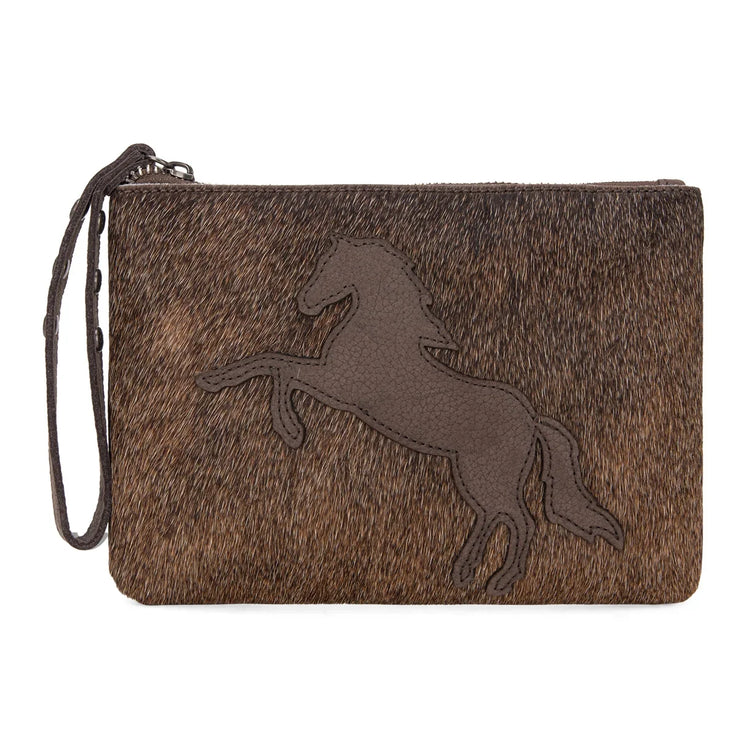 Montana West Horse HOH Leather Clutch Wallet