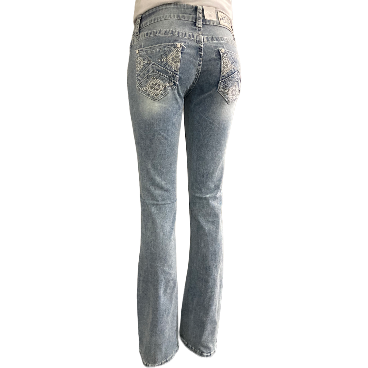 Sadie Hipster Bootcut Grace In LA Light Denim Jeans US31 Left SALE