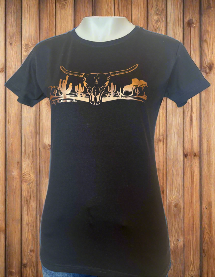 Dusty Diamonds Copper Arizona Shirt