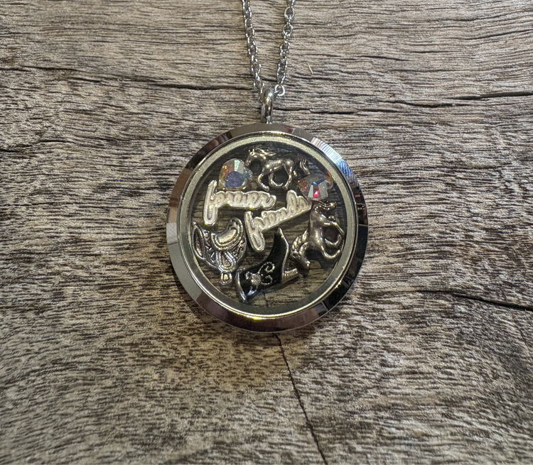 Forever Friends Swarovski Silver Necklace