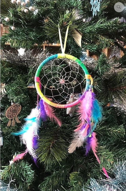 Fluro Rainbow Dreamcatcher