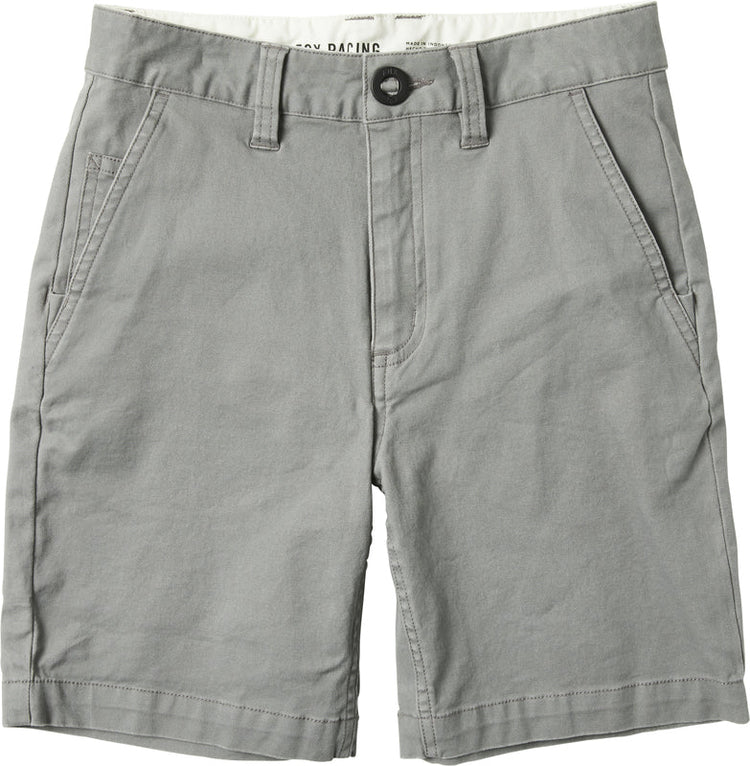 Youth Boys Fox Racing Pewter Essex 2.0 Shorts Sz24 Left SALE