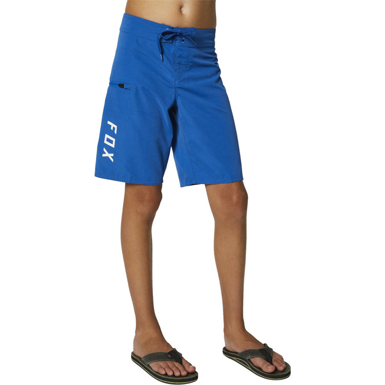 Youth Boys Fox Racing Overhead Blue Board Shorts Sz24 Left SALE