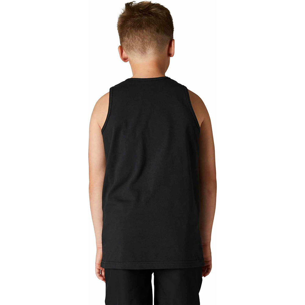 Youth Fox BNKR Tank Boys Black Short Sleeve Sz Small & XL Left SALE