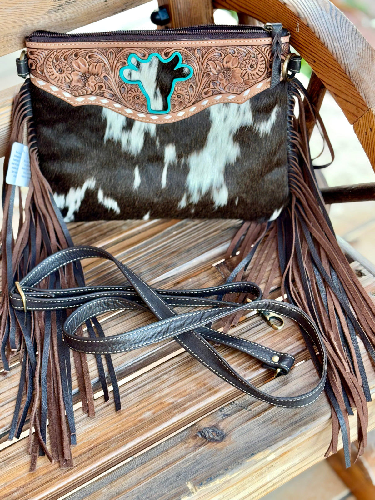 Marbella Genuine Cowhide Crossbody Handbag