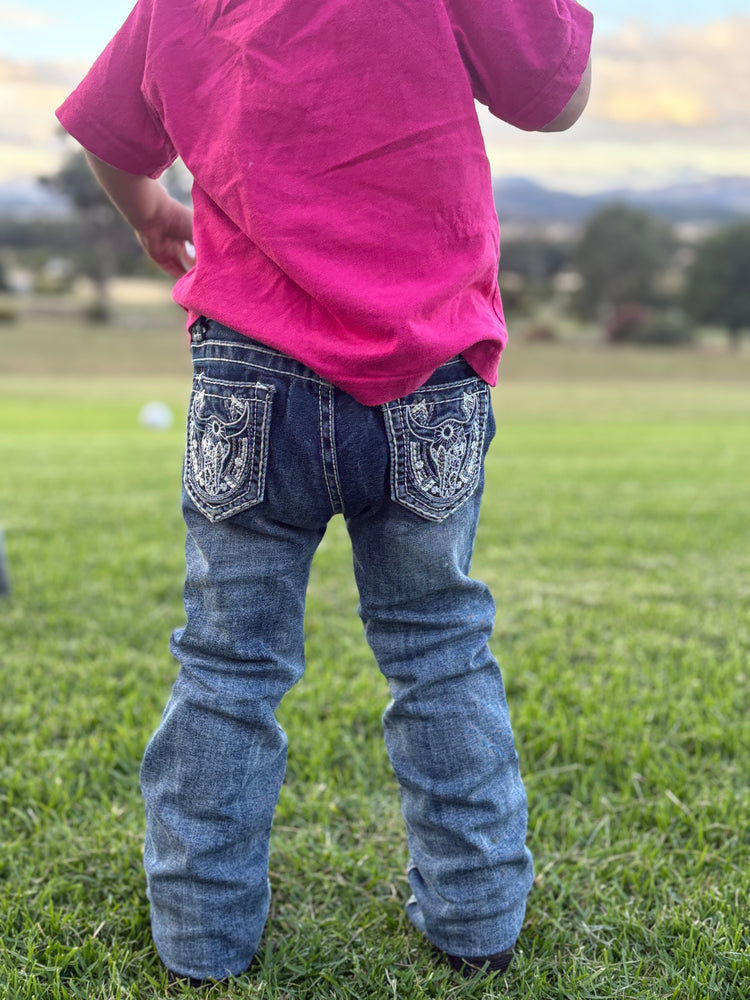 Desert Child Little Girls Grace In LA Tinnies Bootcut Jeans Size 5 SALE