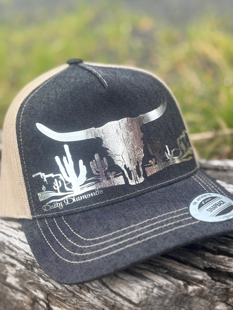 Dusty Diamonds Arizona Longhorn Trucker Cap