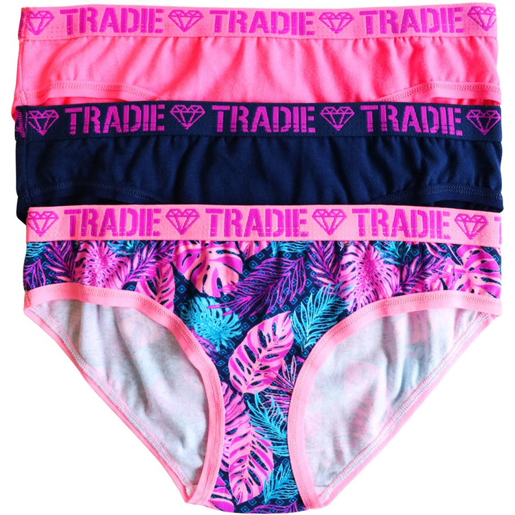 Girls Tradie Bikini Underwear 3 Pack Sz6-16 Left SALE