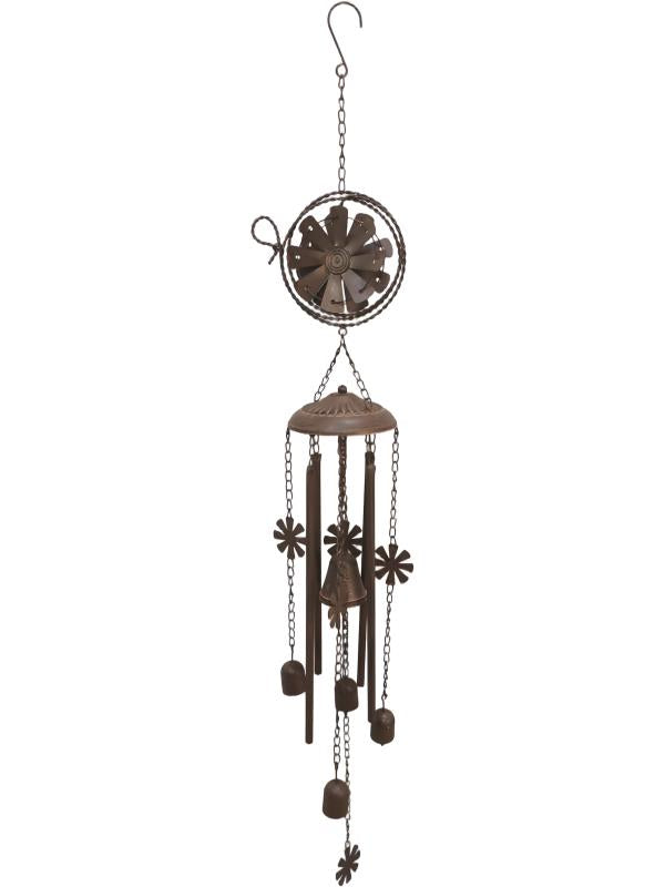 Spinning Windmill Cast Iron Wind Chime