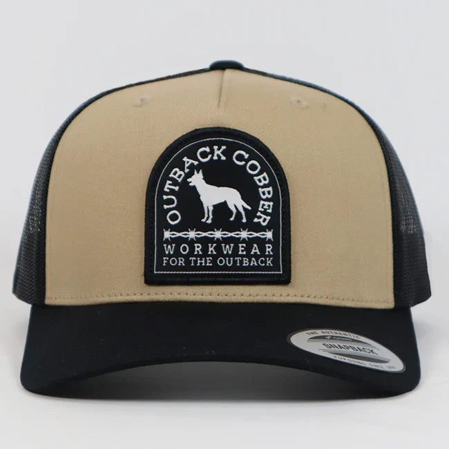 Outback Cobber Khaki Roma Trucker Cap
