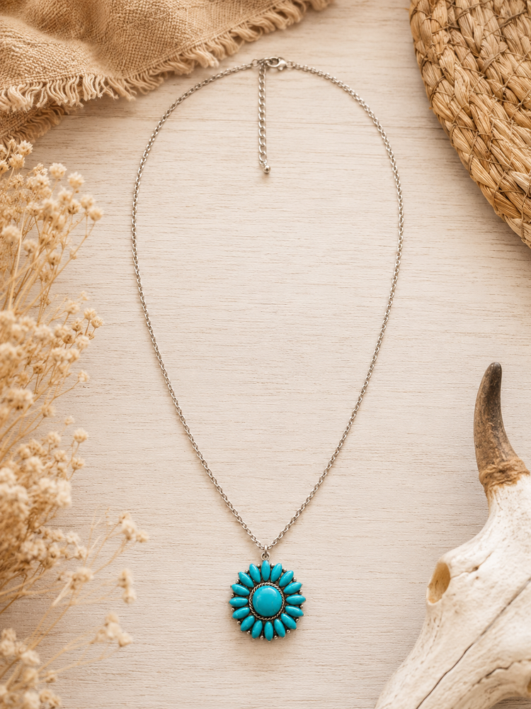 Turquoise Stone Necklace
