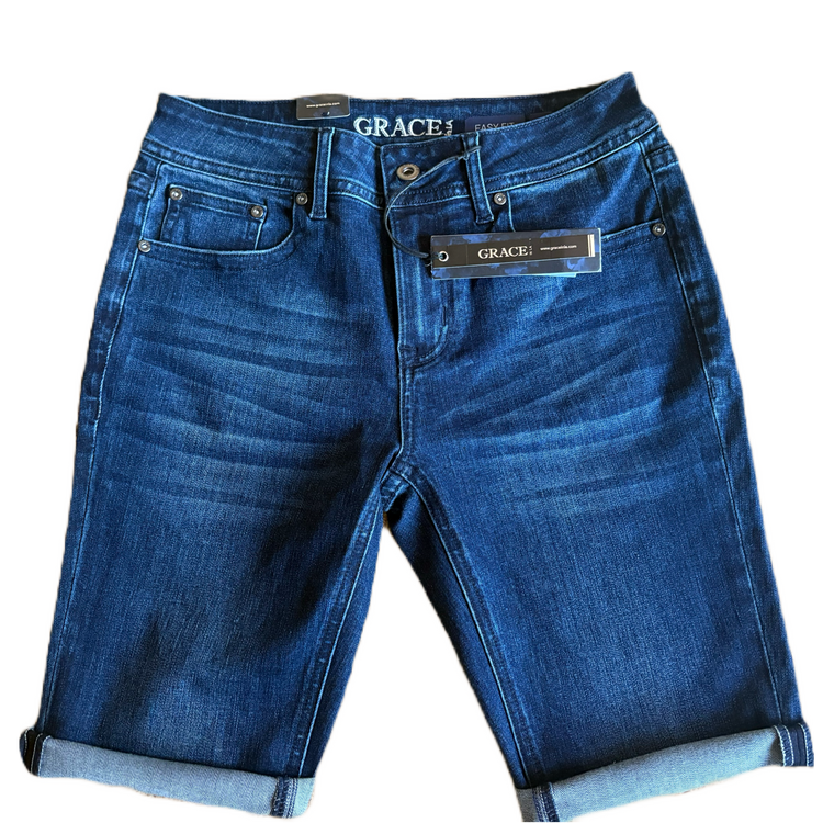 Grace In LA Easyfit Mid Rise Bermuda Shorts US26 28 & 33  SALE