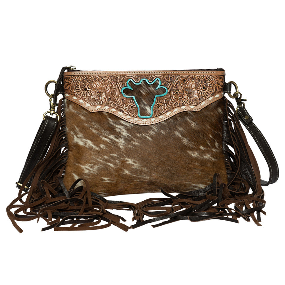 Marbella Genuine Cowhide Crossbody Handbag