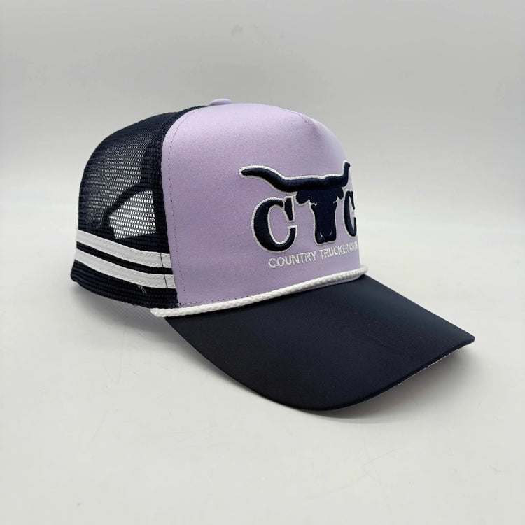 CTC LILAC NAVY TRUCKER CAP