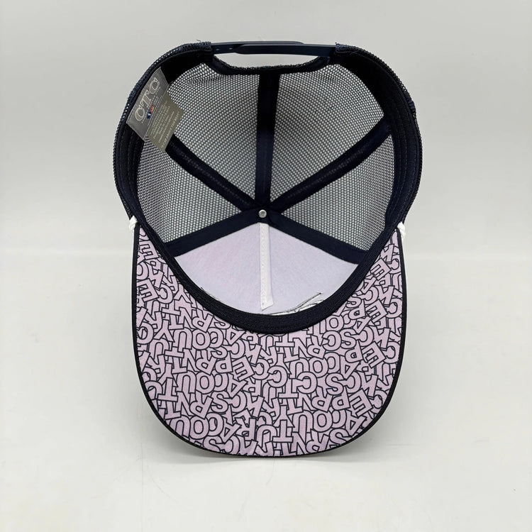 CTC LILAC NAVY TRUCKER CAP