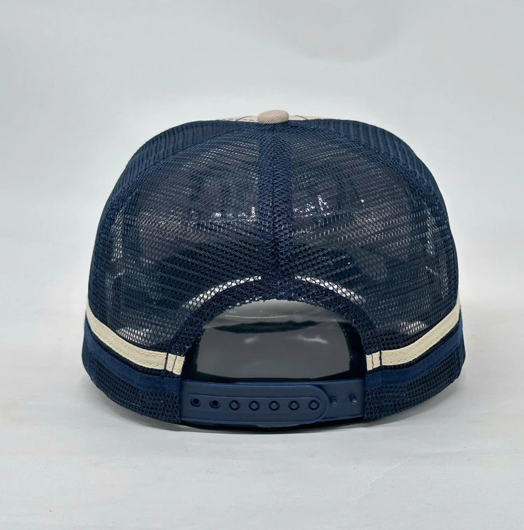 CTC NAVY SUEDE TRUCKER CAP