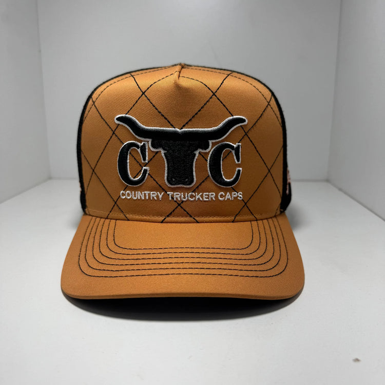 CTC TAN BARB WIRE TRUCKER CAP