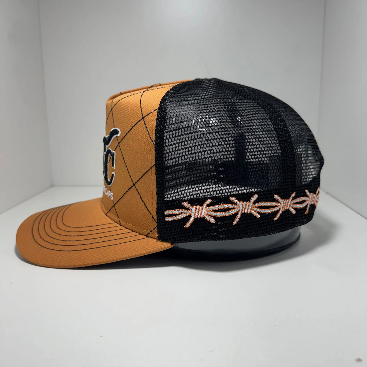 CTC TAN BARB WIRE TRUCKER CAP