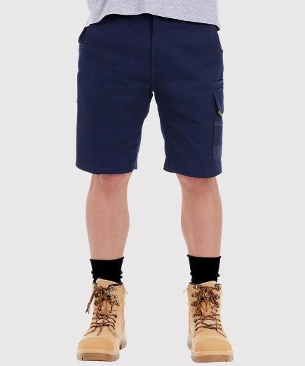 Mens Navy Tradie Flex Cargo Shorts Sz30 & 32 Left SALE