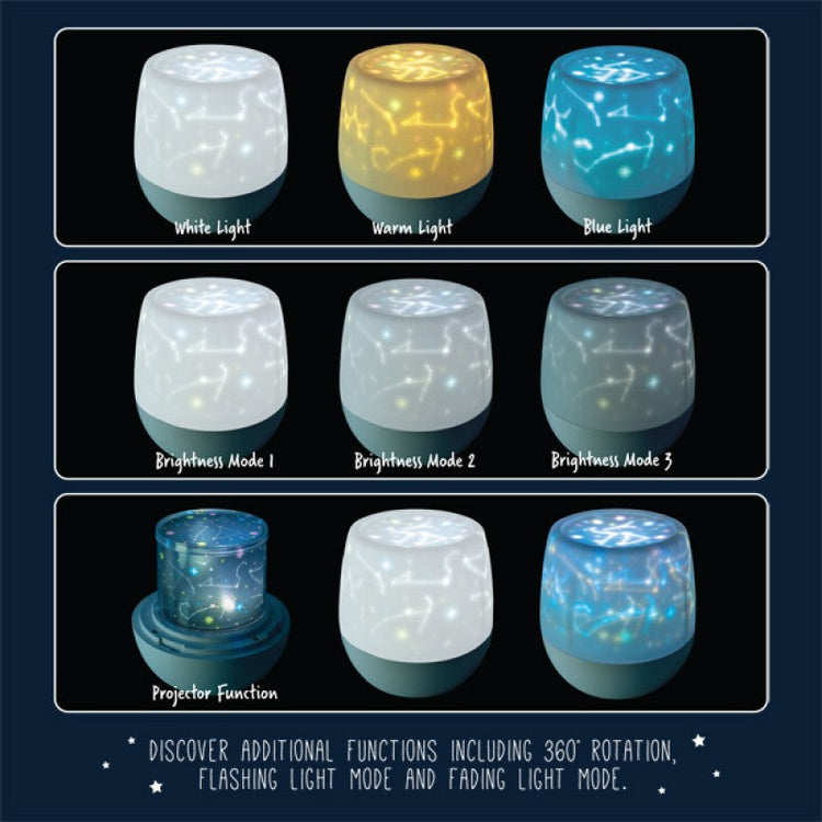 Rotating LED Space Projector Light