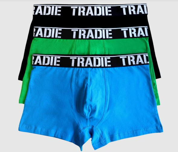 Tradie Mens 3PK Trunk Undies 2XL Left SALE