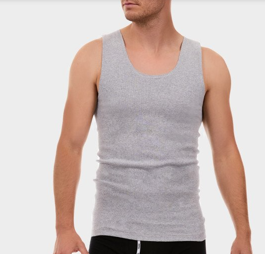 Tradie Mens Grey Singlet Sz Small & Large Left SALE