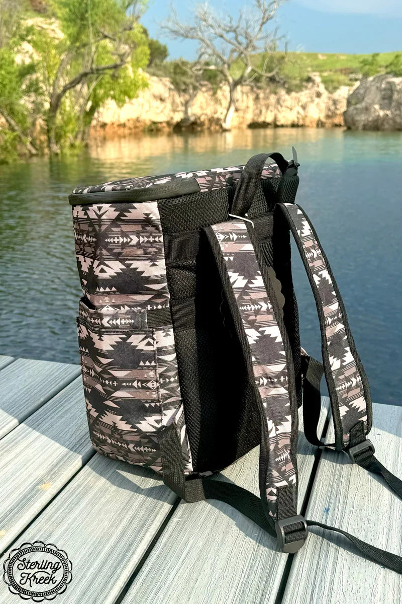 Brown Aztec Sterling Kreek Cooler Backpack SALE ONE LEFT