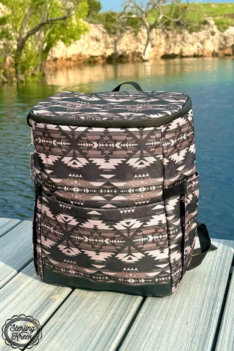 Brown Aztec Sterling Kreek Cooler Backpack SALE ONE LEFT