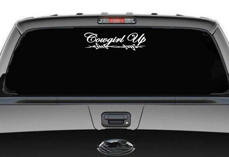 Cowgirl Up Sticker
