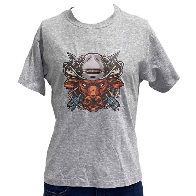 Fierce Bull Teen Boy's Grey AWW SS Graphic Shirt SALE