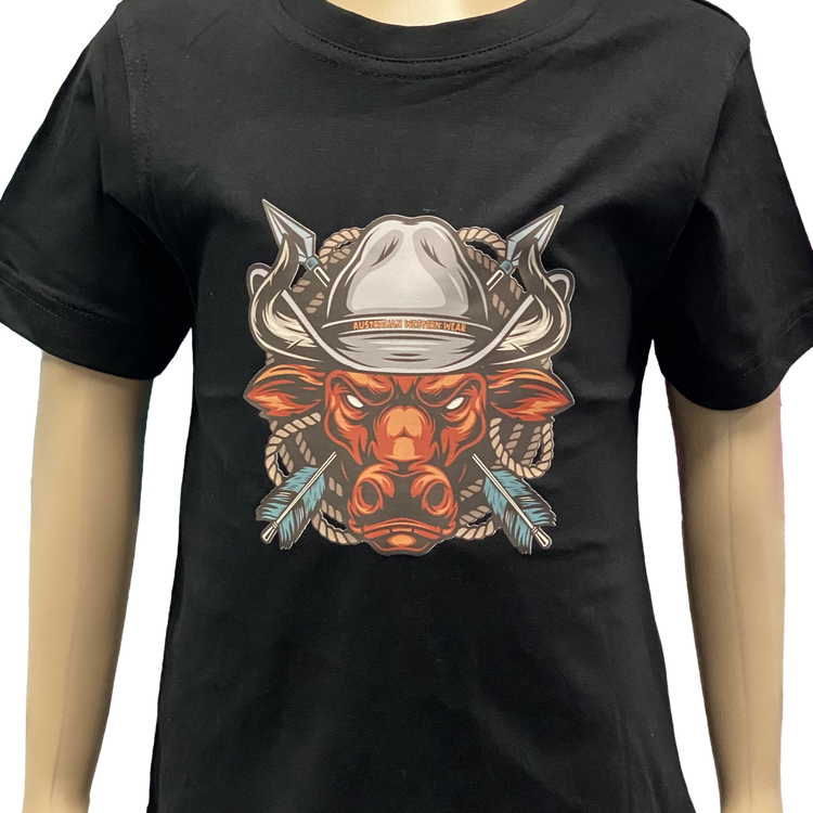Fierce Bull Toddler Boys Black Shirt Baby 00 & 0 Left SALE
