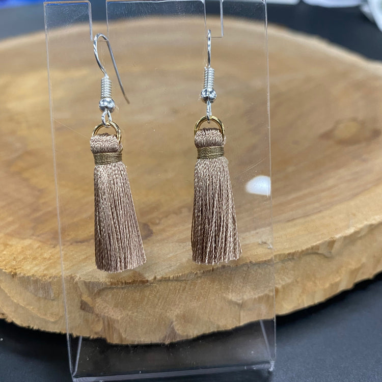 Tassel Earrings 1 Inch - VARIOUS COLOURS SALE