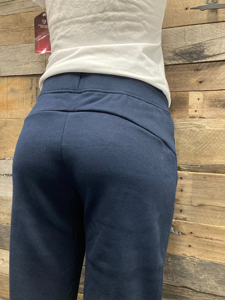 Hot Pink/Navy AWW Ladies Fleece Track Pants SALE AU16 left