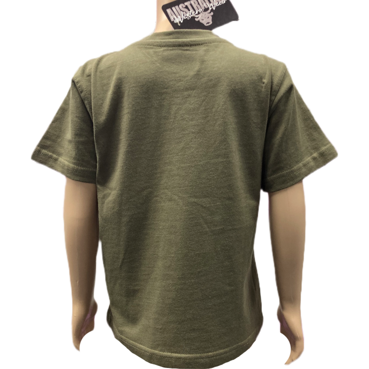 Ride Em Cowboy Toddler Boy's Olive AWW Shirt Sz00, 0 & 6 Left SALE