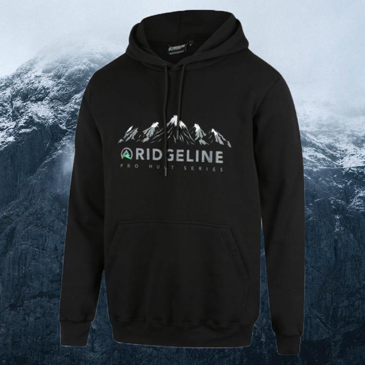 Pro Hunt Black Ridgeline Thick Fleece Hoodie SALE - XSMALL Left
