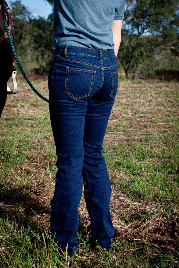 OBFilly 2.0 Dark Womens Work Jeans 32 SHORT LEG