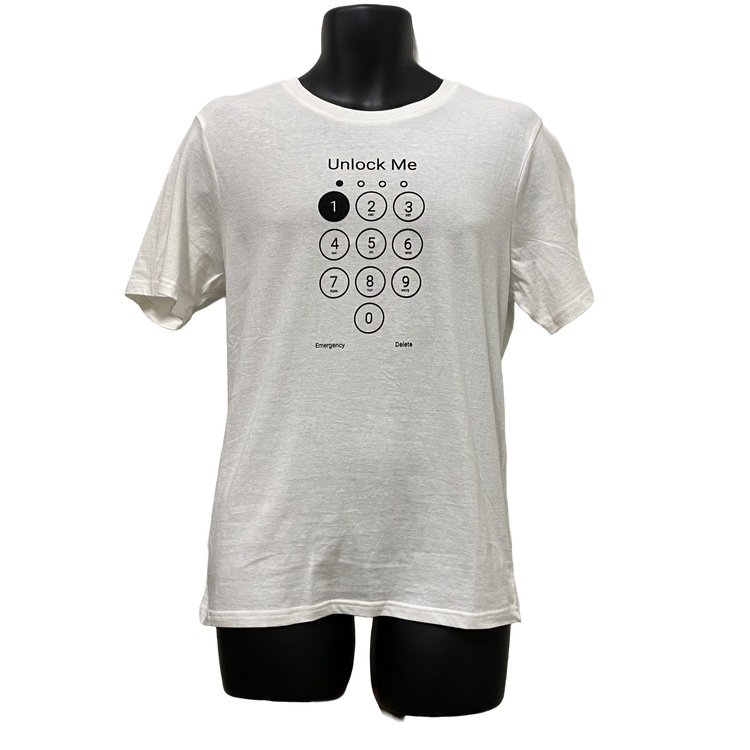 Unlock Me Men's White Short Sleeve Shirt SALE