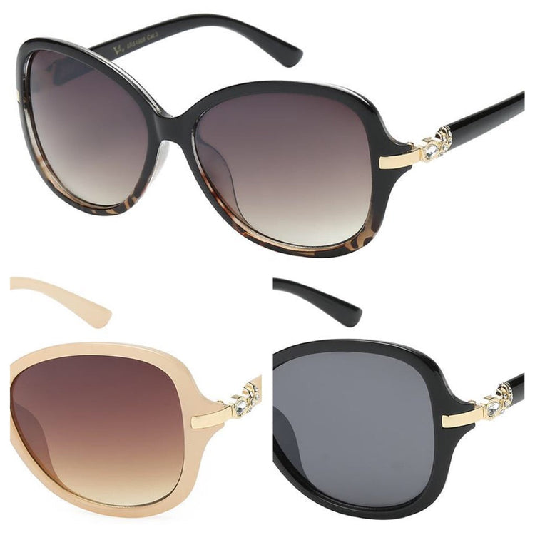 VG Designer Luxury Collection Rhinestone Ladies Sunglasses VARIOUS COLOURS ON SALE