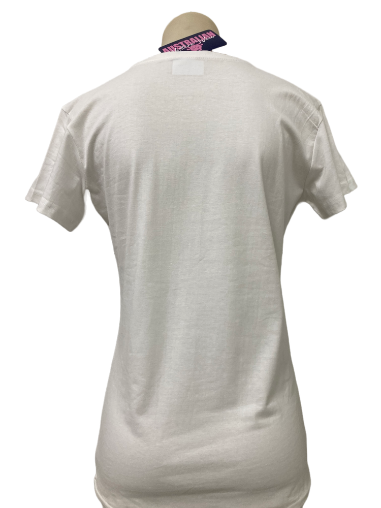Sunflower Boots Ladies White AWW Shirt AU10, AU16 & AU18 Left SALE