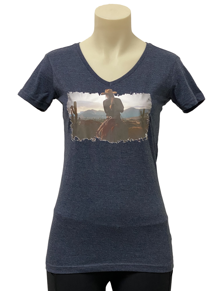 Desert Darling Ladies AWW V-Neck AU6, AU8 & AU18 Left Shirt SALE