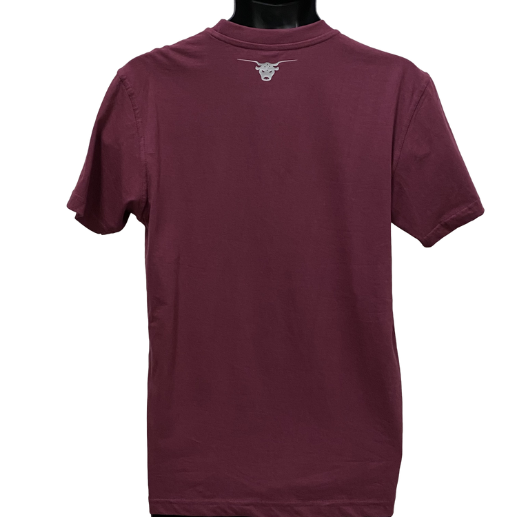 Maroon Australian Western Wear Mens Short Sleeve Shirt ON SALE 3XL left