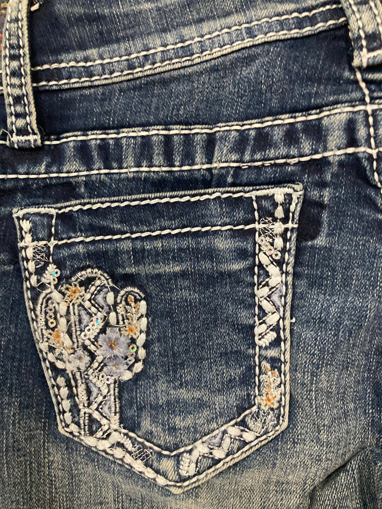 Cactus Youth Girls Grace In LA Bootcut Jeans Sz7 Left ON SALE